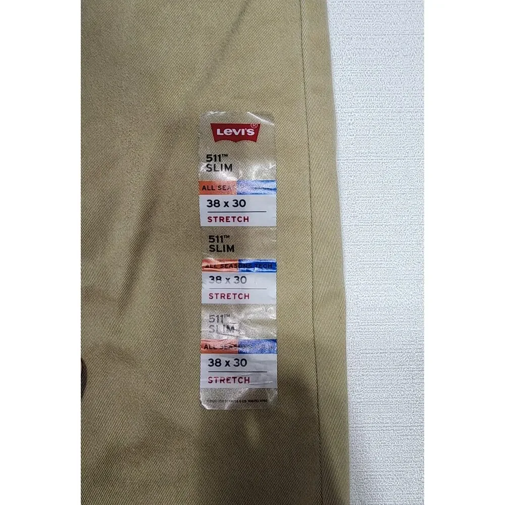 Levi's 511 slim sit below the waist slim throughout 38''x30'' men pants